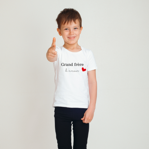 T-shirt Enfant Personnalisable "FAMILLE D'AMOUR"